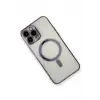 Lopard İphone 13 Pro Kılıf Magneticsafe Lazer Silikon - Mor