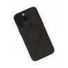 Lopard İphone 13 Pro Kılıf Moshi Lens Magneticsafe Silikon - Siyah