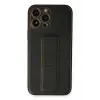 Lopard İphone 13 Pro Max Kılıf Coco Deri Standlı Kapak - Siyah