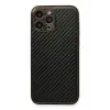 Lopard İphone 13 Pro Max Kılıf Coco Karbon Silikon - Siyah