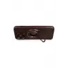 Lopard İphone 13 Pro Max Kılıf Lukka Magneticsafe Kapak - Kahverengi
