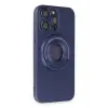 Lopard İphone 13 Pro Max Kılıf Lukka Magneticsafe Kapak - Lacivert