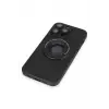 Lopard İphone 13 Pro Max Kılıf Lukka Magneticsafe Kapak - Siyah