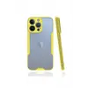 Lopard İphone 13 Pro Max Kılıf Platin Silikon - Sarı