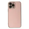 Lopard İphone 13 Pro Max Kılıf Volet Silikon - Pembe