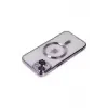 Lopard İphone 14 Kılıf Kross Magneticsafe Kapak - Mor