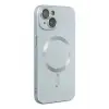 Lopard İphone 14 Plus Kılıf Moshi Lens Magneticsafe Silikon - Sierra Blue