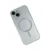 Lopard İphone 14 Plus Kılıf Moshi Lens Magneticsafe Silikon - Sierra Blue