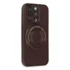Lopard İphone 14 Pro Kılıf Lukka Magneticsafe Kapak - Kahverengi