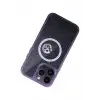 Lopard İphone 14 Pro Kılıf Magic Magneticsafe Silikon - Derin Mor