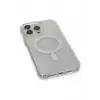 Lopard İphone 14 Pro Kılıf Matte Şeffaf Magneticsafe - Şeffaf
