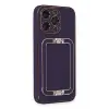 Lopard İphone 14 Pro Max Kılıf Coco Elit Kapak - Derin Mor