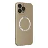 Lopard İphone 14 Pro Max Kılıf Jack Magneticsafe Lens Silikon - Gold