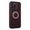 Lopard İphone 14 Pro Max Kılıf Merkür Magneticsafe Standlı Kapak - Derin Mor