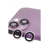 Lopard İphone 14 Raze Metal Kamera Lens - Mor