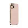 Lopard İphone 15 Kılıf Volet Silikon - Pembe