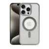 Lopard İphone 15 Pro Kılıf Erozi Magsafe Kapak - Gümüş
