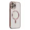 Lopard İphone 15 Pro Kılıf Kross Magneticsafe Kapak - Rose
