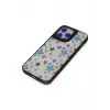 Lopard İphone 15 Pro Kılıf Mirror Desenli Kapak - Mirror - 18