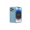 Lopard İphone 15 Pro Kılıf Optimum Silikon - Sky Blue