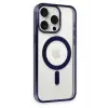 Lopard İphone 15 Pro Max Kılıf Erozi Magsafe Kapak - Lacivert