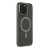 Lopard İphone 15 Pro Max Kılıf Lodos Magneticsafe Mat Kapak - Titan Gri