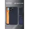 Lopard İphone 15 Pro Max Kılıf Nano İçi Kadife Silikon - Lacivert