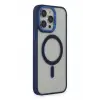 Lopard İphone 15 Pro Max Kılıf Room Magneticsafe Silikon - Lacivert