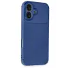 Lopard İphone 16 Kılıf Auto Focus Karbon Kapak - Lacivert