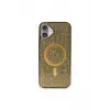 Lopard İphone 16 Plus Kılıf Diamond Magsafe Kapak - Gold