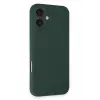 Lopard İphone 16 Plus Kılıf First Silikon - Koyu Yeşil