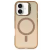 Lopard İphone 16 Plus Kılıf Primera Magsafe Standlı Kapak - Gold