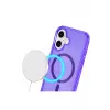 Lopard İphone 16 Plus Kılıf Star Magsafe Kapak - Mor