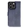 Lopard İphone 16 Pro Kılıf Trend S Plus Kapaklı Kılıf - Lacivert