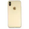 Lopard İphone Xs Max Kılıf First Silikon - Gold