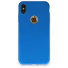 Lopard İphone Xs Max Kılıf First Silikon - Mavi