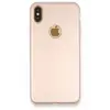 Lopard İphone Xs Max Kılıf First Silikon - Rose Gold
