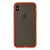 Lopard İphone Xs Max Kılıf Montreal Silikon Kapak - Kırmızı