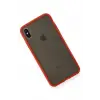 Lopard İphone Xs Max Kılıf Montreal Silikon Kapak - Kırmızı