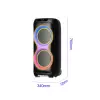 Lopard Lt-2131 Dijital Led Göstergeli Mikrofonlu Rgb Tws Çift 8 İnç Stereo Bass Kablosuz Karaoke Hoparlör