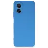 Lopard Oppo A38 Kılıf First Silikon - Mavi