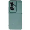 Lopard Oppo Reno 11f Kılıf Auto Focus Karbon Kapak - Koyu Yeşil