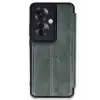 Lopard Oppo Reno 11f Kılıf Flip Cover - Koyu Yeşil