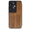 Lopard Oppo Reno 11f Kılıf Flip Cover - Taba
