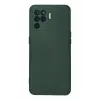 Lopard Oppo Reno 5 Lite Kılıf Nano İçi Kadife Silikon - Koyu Yeşil