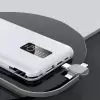 Lopard PW-05 Hızlı Şarj Led Göstergeli Micro Lightning Type-C Kablolu Taşınabilir Powerbank 10000mAh