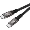 Lopard QG01 Type-C to Type-C USB4 PD Data Kablosu 240W 40Gbps 8K@60Hz 0.2 Metre
