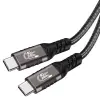Lopard QG01 Type-C to Type-C USB4 PD Data Kablosu 240W 40Gbps 8K@60Hz 0.2 Metre