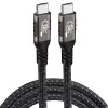 Lopard QG01 Type-C to Type-C USB4 PD Data Kablosu 240W 40Gbps 8K@60Hz 0.2 Metre