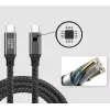 Lopard QG02 Type-C to Type-C PD3.1 Data Kablosu 240W 480Mbps 0.5 Metre